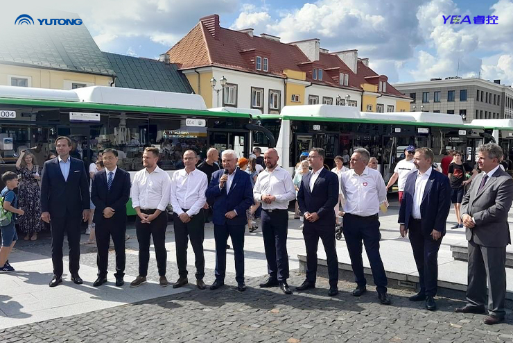 Yutong E12 battery electric bus unveils in BIALYSTOK, Poland