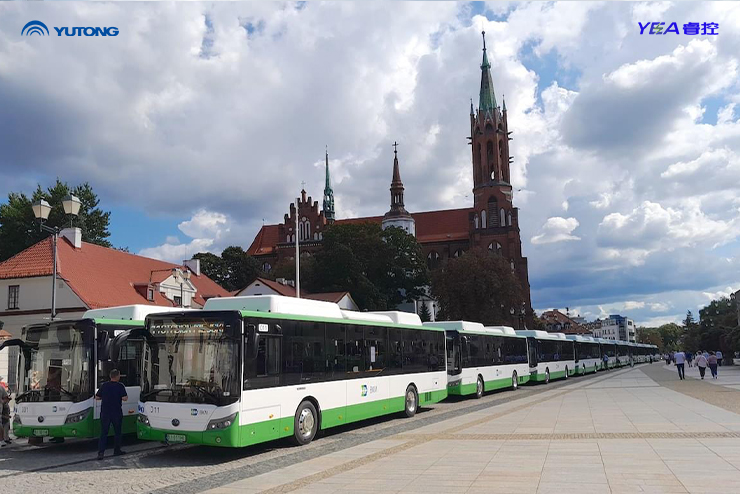 Yutong E12 battery electric bus unveils in BIALYSTOK, Poland
