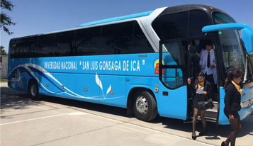 Nine Yutong buses delivered to ICA University in Peru