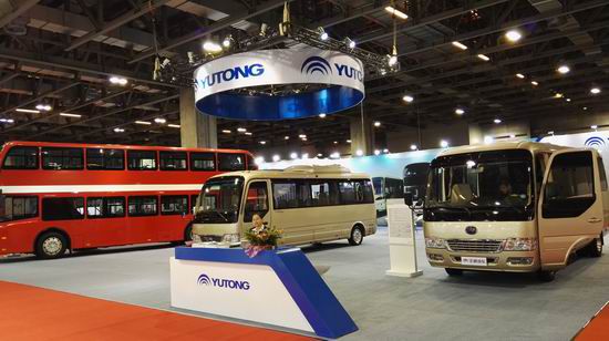 Yutong shines at Macau Auto Show