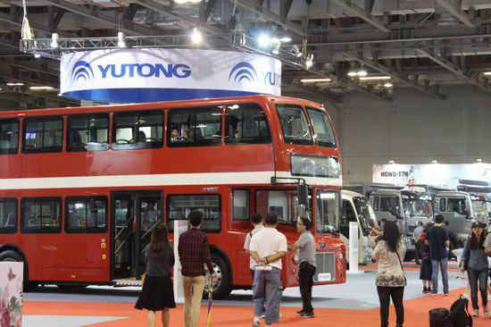 Yutong shines at Macau Auto Show