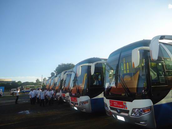 27 Yutong coaches serve APEC Philippines 2015