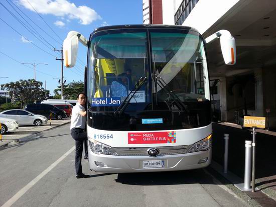 27 Yutong coaches serve APEC Philippines 2015