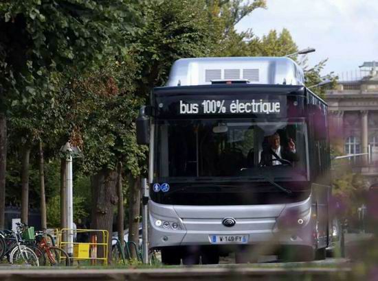 Sales of Yutong new energy buses grew by 176.1% in 2015