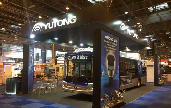 Yutong attends the European Mobility Exhibition 2016