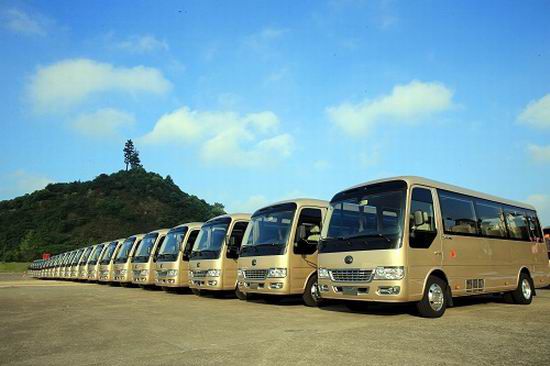 Yutong T7 high-end business coaches officially delivered to Hangzhou for G20 Summit