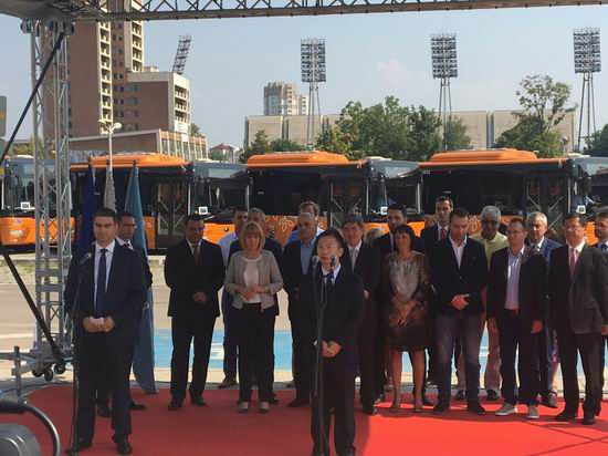 110 Yutong buses delivered to Bulgaria