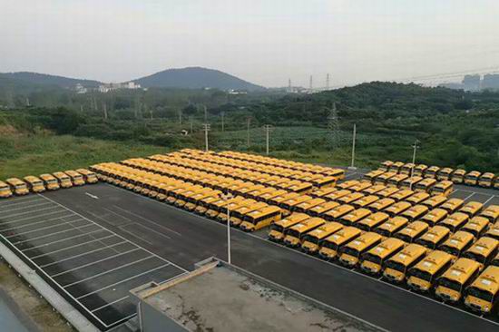 248 Yutong school buses put into operation in Nanjing