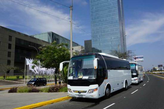 Yutong buses serve APEC Peru 2016