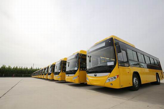 500 Yutong buses shipped to Myanmar