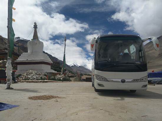 Yutong full electric bus conquers the altitude of 5,200m