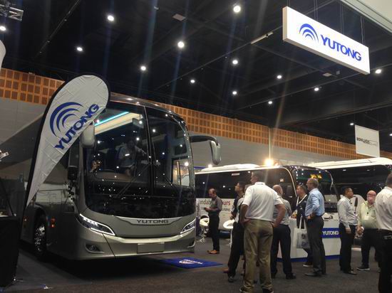 Yutong T12 debuts at Australasia Bus & Coach Expo 2017