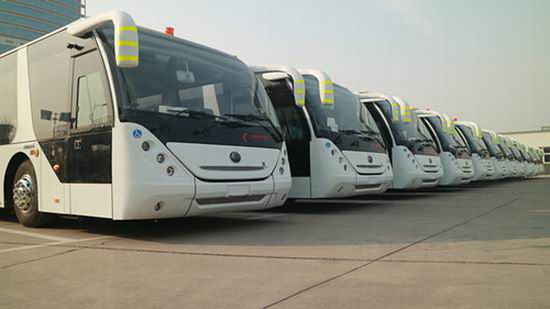 Yutong delivers 19 airfield buses to China Eastern Airlines