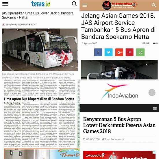 Yutong airfield buses delivered to Indonesia to escort for the Jakarta Asian Games