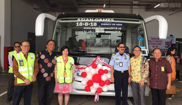 Yutong airfield buses delivered to Indonesia to escort for the Jakarta Asian Games