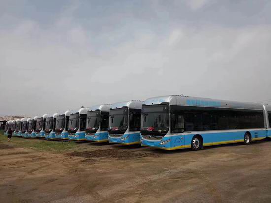 25 Yutong fuel cell buses delivered to Zhangjiakou to boost the green Winter Olympics