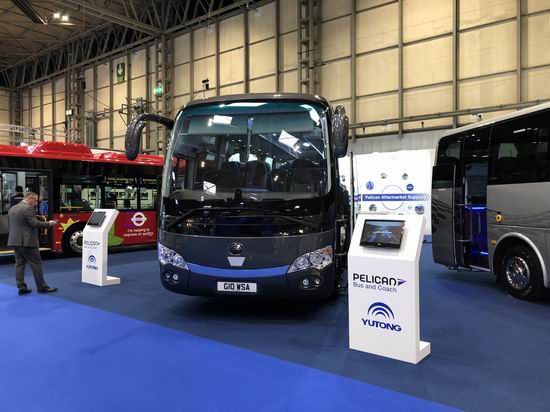 Yutong shines at Euro Bus Expo 2018 held in Birmingham