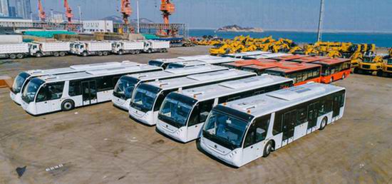 Yutong airfield buses delivered to Spain