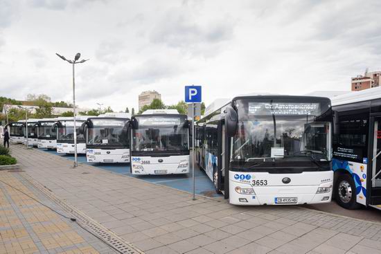 22 Yutong NG buses put into operation in Bulgaria