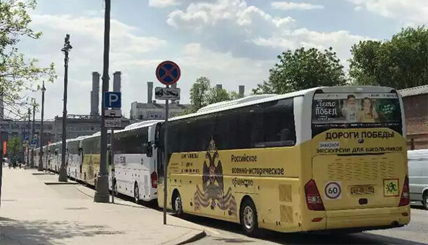 Nearly 200 Yutong buses service the Russia Victory Day