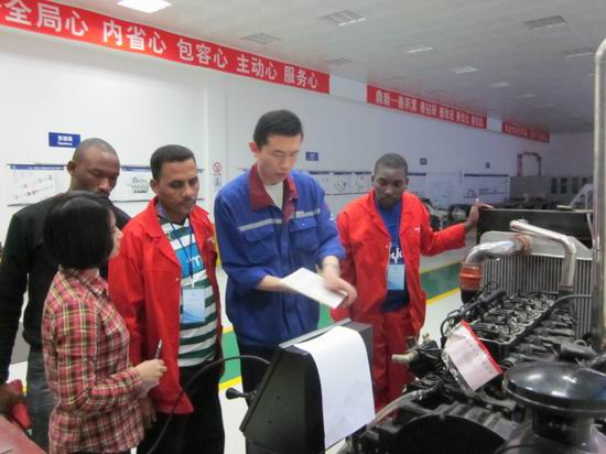 Service provider from Mozambique trained in Yutong