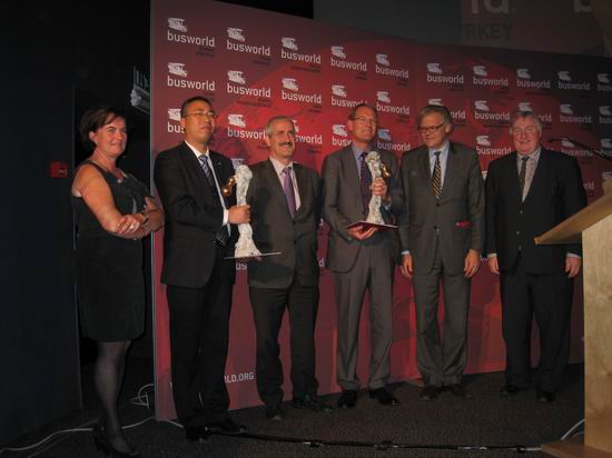 Yutong awarded Busbuilder of the Year Worldwide by BAAV