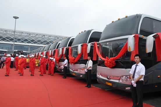 95 Yutong LNG buses run in Chongqing