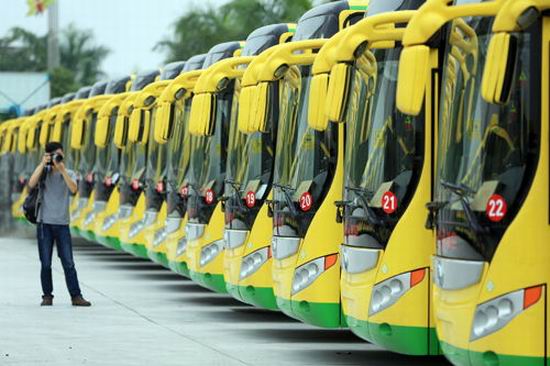 100 Yutong hybrid buses to put into operation in Dongguan