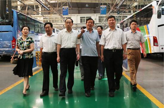 Leaders of ACFTU inspects Yutong