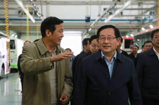 Minister of Science and Technology inspects Yutong