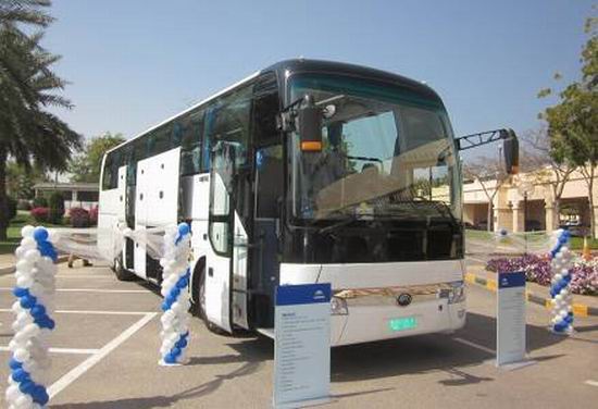 Yutong bus makes its debut in Oman