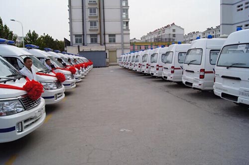 Handover ceremony of 29 Yutong ambulances held in Xuzhou