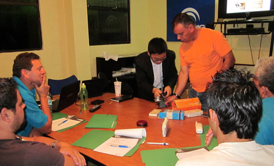 Service classroom in Costa Rica