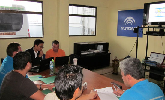 Service classroom in Costa Rica