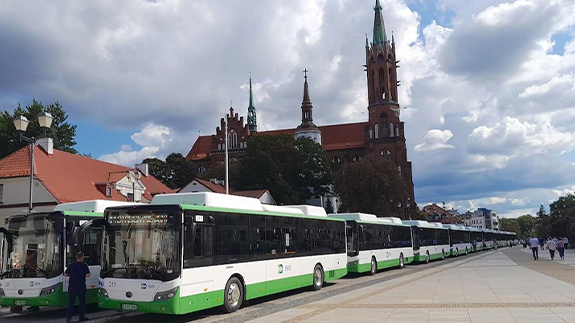 Yutong new energy buses on world's roads