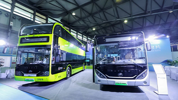Yutong new energy buses showcase at CIB EXPO