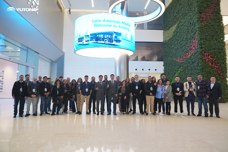 Media delegations from 10 Latin American countries visit Yutong, concentrating on new energy technological innovation