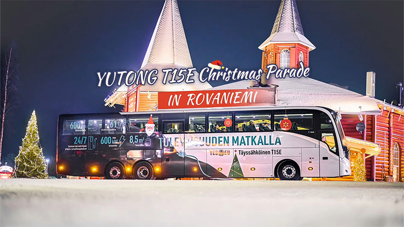 Celebrate Christmas together with Yutong in Finland!