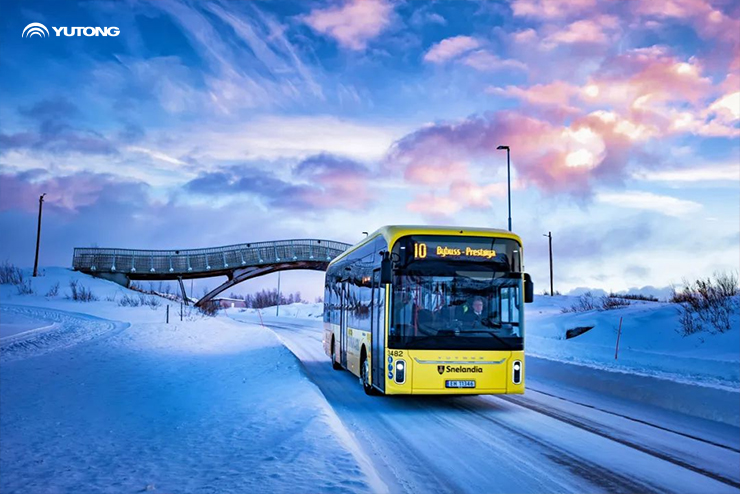 Yutong Battery Electric Bus Enters the Arctic Circle