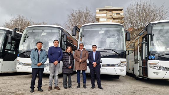 Yutong pure electric buses delivered to Italy