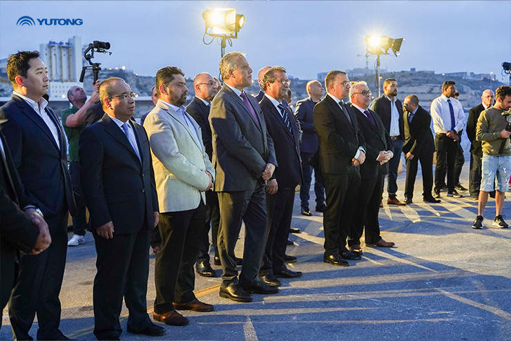 Yutong ICE12 Pure Electric Bus Delivery Ceremony Held in Malta