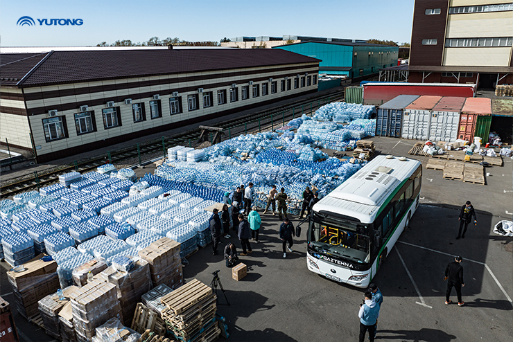 Yutong helped Kazakhstan recover from flood