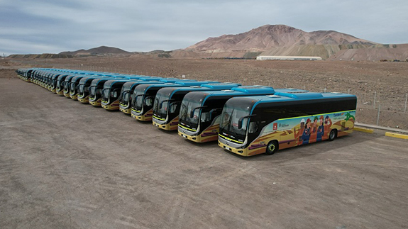 Yutong Delivers 30 Pure Electric Buses to Codelco in Chile to Facilitate Local Green Travel