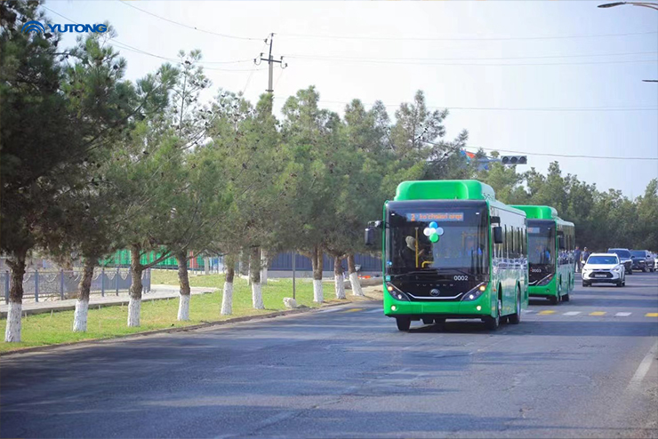 36 Yutong ZK6950HG CNG Buses Contributing to Green Transportation in Uzbekistan