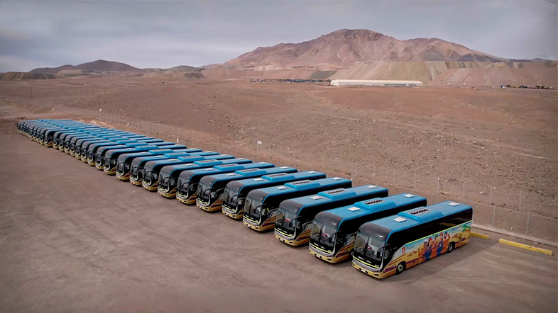 30 Yutong C13E Delivered to Chile, Boosting Codelco's Green Transition in Salvador