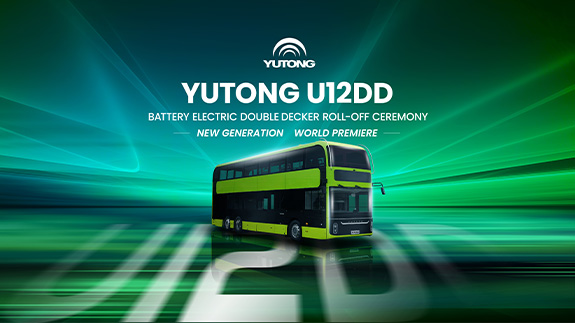 Yutong U12DD Electric Double-Decker Roll-Off Ceremony
