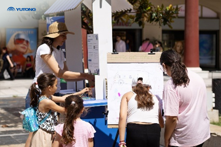 Thessaloniki welcomes the “Let’s Go Green” campaign Strong public engagement and OASTH participation in Yutong’s sustainable mobility initiative