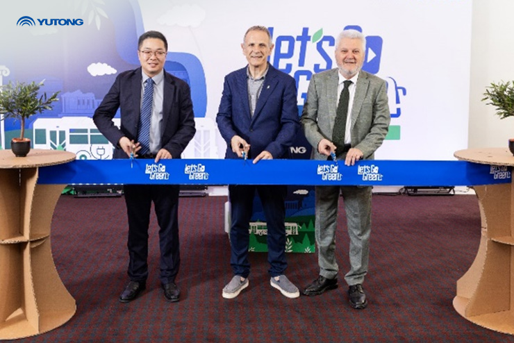 Thessaloniki welcomes the “Let’s Go Green” campaign Strong public engagement and OASTH participation in Yutong’s sustainable mobility initiative