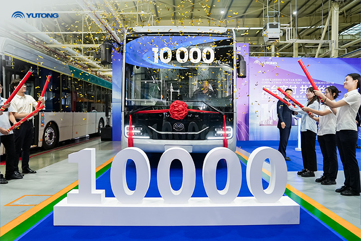 Yutongs 10,000th Central Asia Vehicle Rolls off, Advancing Green Smart mobility