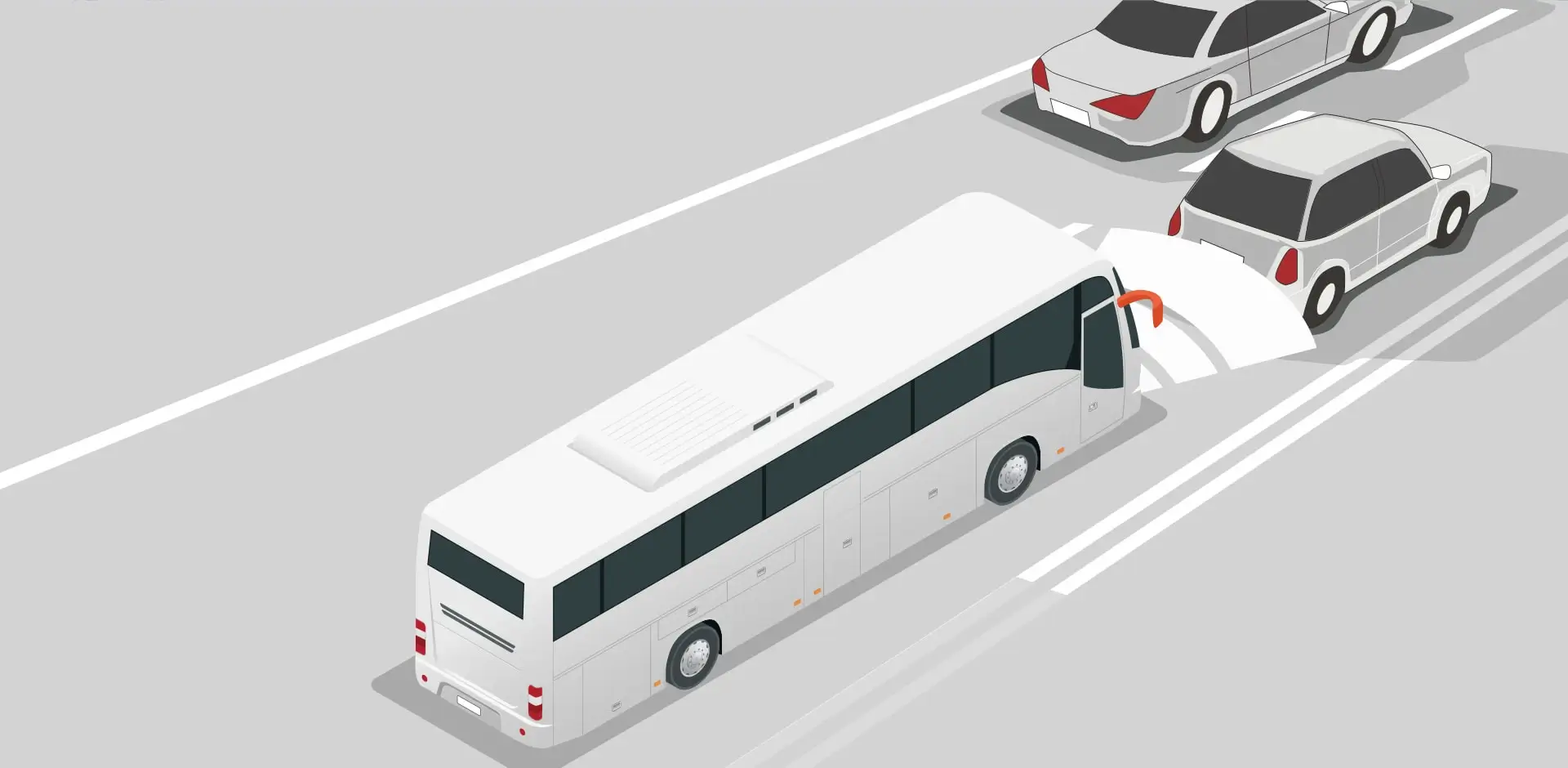 Front collision protection structure